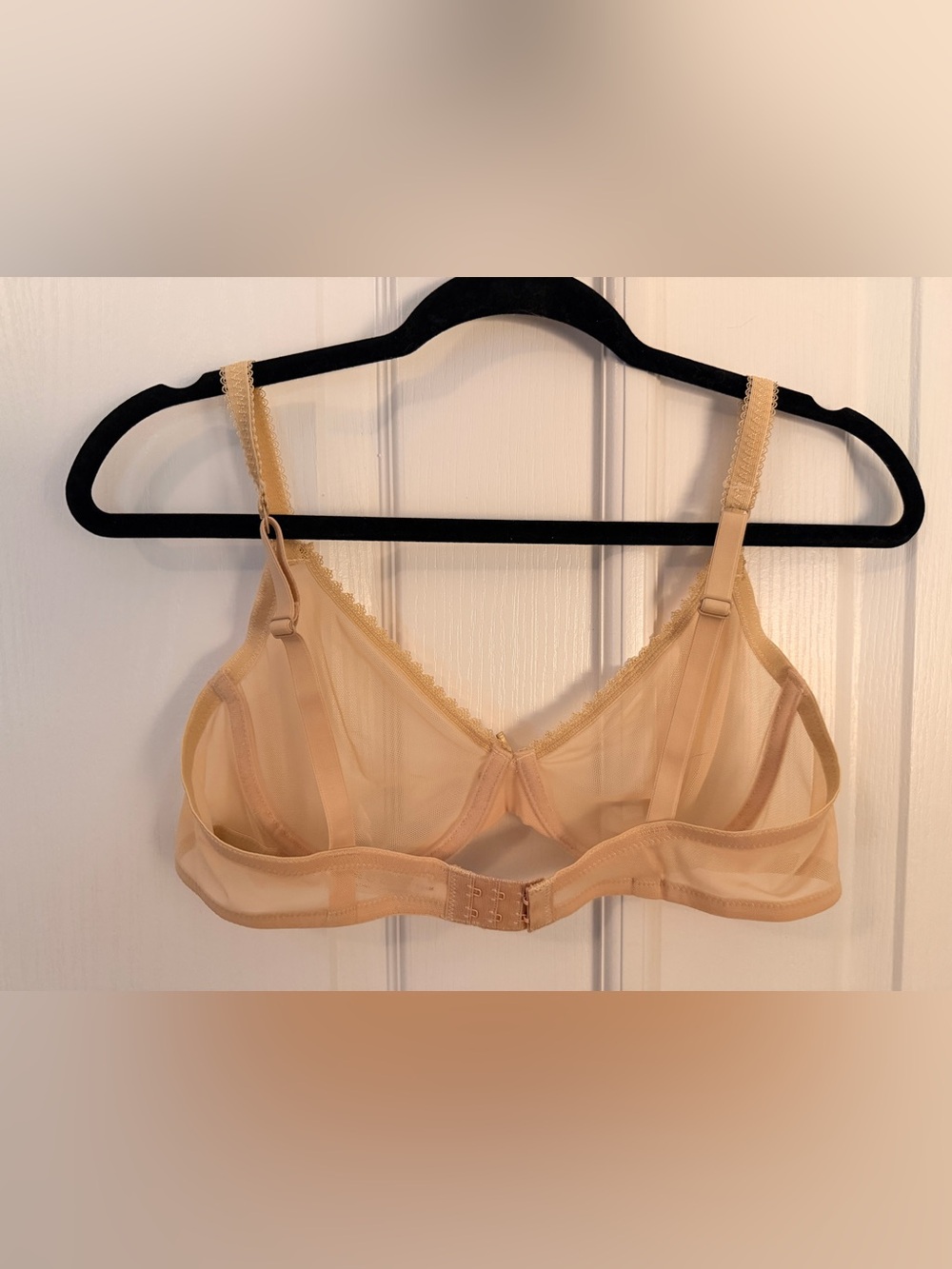 HWDI 38B Sheer Beige Underwire Bra NWOT - Picture 5 of 10